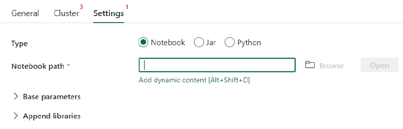 Setting a dynamic notebook path